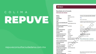 REPUVE Colima