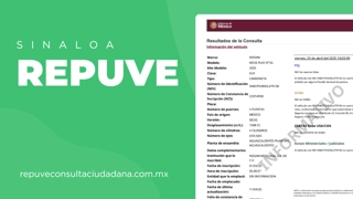 REPUVE Sinaloa
